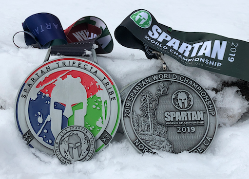 Spartan Championship Medals from Tahoe Race 2019
