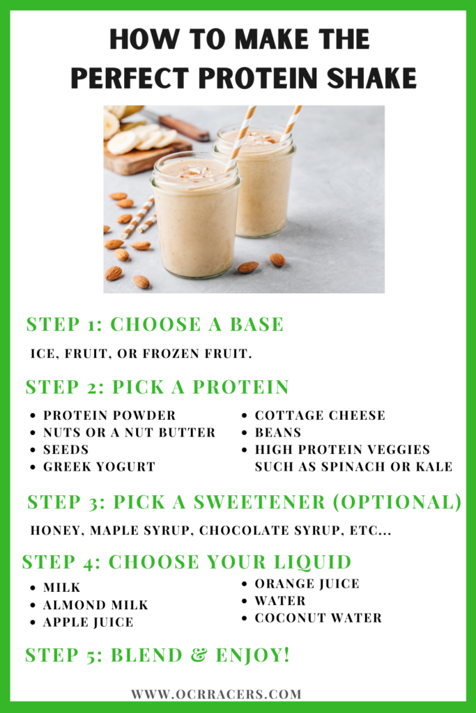 How To Make The Perfect Protein Shake Obstacle Course Racers